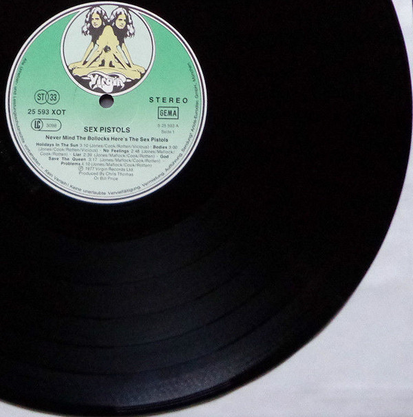 God Save The Sex Pistols Never Mind The Bollocks Germany First Pressing